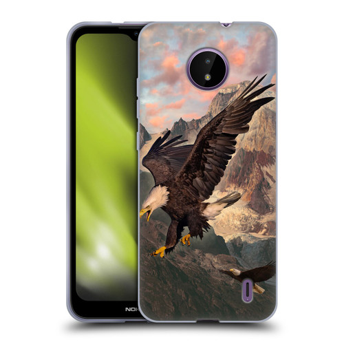 Vincent Hie Key Art Eagle Strike Soft Gel Case for Nokia C10 / C20