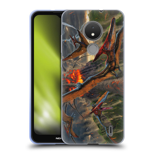 Vincent Hie Key Art Eruption Soft Gel Case for Nokia C21