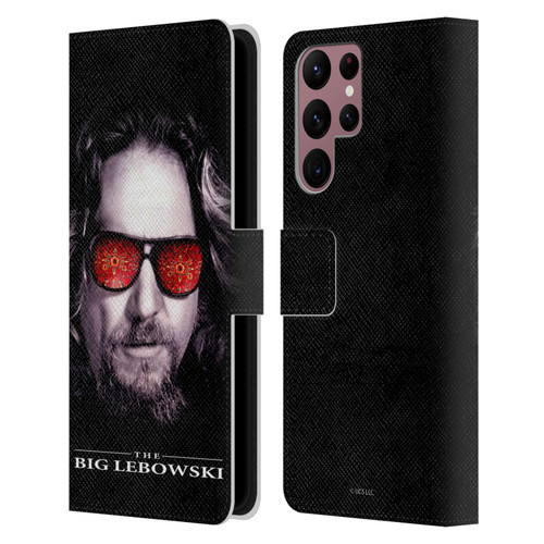The Big Lebowski Graphics Key Art Leather Book Wallet Case Cover For Samsung Galaxy S22 Ultra 5G