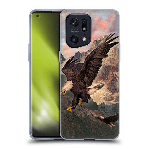 Vincent Hie Key Art Eagle Strike Soft Gel Case for OPPO Find X5 Pro