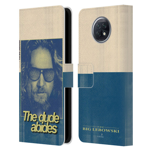 The Big Lebowski Graphics The Dude Abides Leather Book Wallet Case Cover For Xiaomi Redmi Note 9T 5G