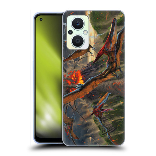 Vincent Hie Key Art Eruption Soft Gel Case for OPPO Reno8 Lite