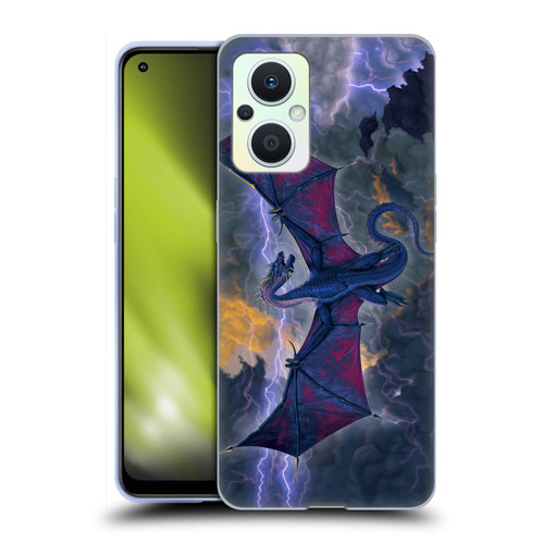 Vincent Hie Key Art Thunder Dragon Soft Gel Case for OPPO Reno8 Lite