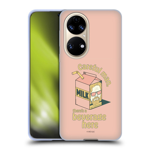 The Big Lebowski Retro The Dude Milk Soft Gel Case for Huawei P50