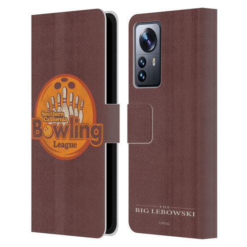 The Big Lebowski Graphics Bowling Leather Book Wallet Case Cover For Xiaomi 12 Pro