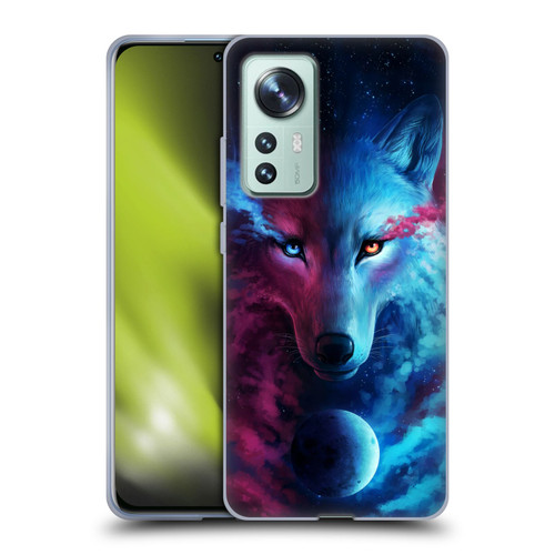 Jonas "JoJoesArt" Jödicke Wildlife Wolf Galaxy Soft Gel Case for Xiaomi 12
