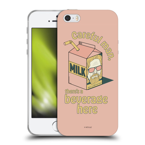 The Big Lebowski Retro The Dude Milk Soft Gel Case for Apple iPhone 5 / 5s / iPhone SE 2016