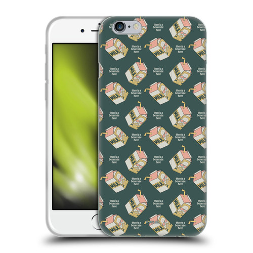The Big Lebowski Retro The Dude Milk Pattern Soft Gel Case for Apple iPhone 6 / iPhone 6s
