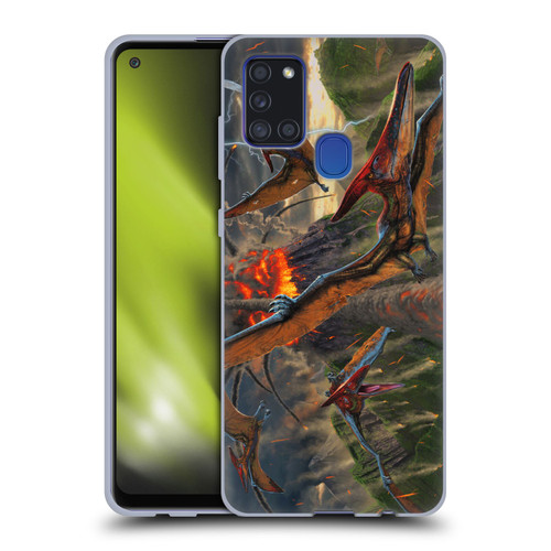 Vincent Hie Key Art Eruption Soft Gel Case for Samsung Galaxy A21s (2020)