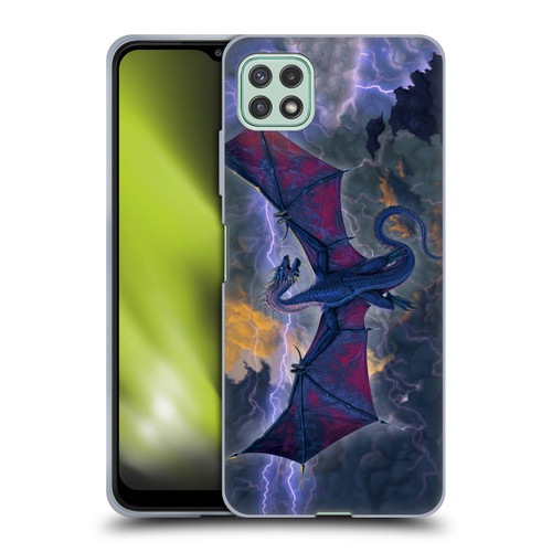 Vincent Hie Key Art Thunder Dragon Soft Gel Case for Samsung Galaxy A22 5G / F42 5G (2021)