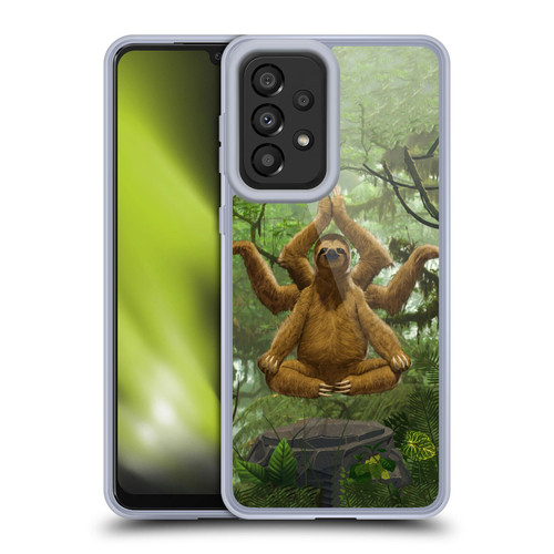 Vincent Hie Key Art Zen Sloth Soft Gel Case for Samsung Galaxy A33 5G (2022)