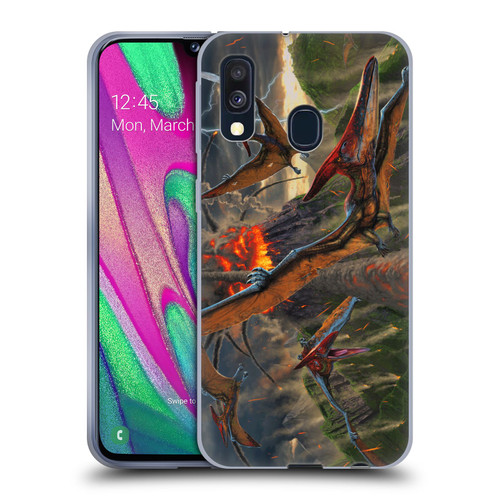 Vincent Hie Key Art Eruption Soft Gel Case for Samsung Galaxy A40 (2019)