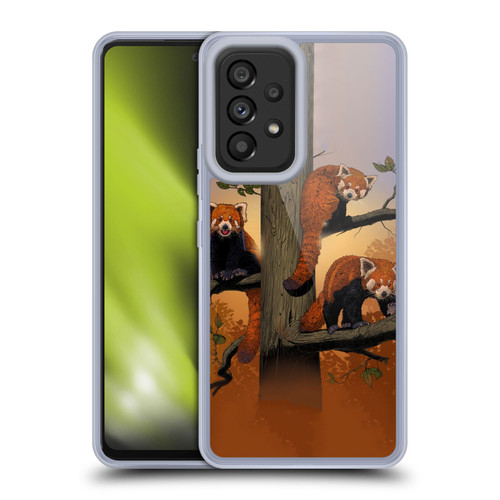 Vincent Hie Key Art Red Pandas Soft Gel Case for Samsung Galaxy A53 5G (2022)