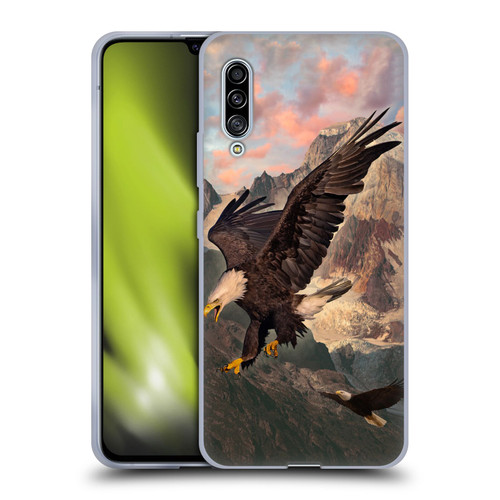 Vincent Hie Key Art Eagle Strike Soft Gel Case for Samsung Galaxy A90 5G (2019)
