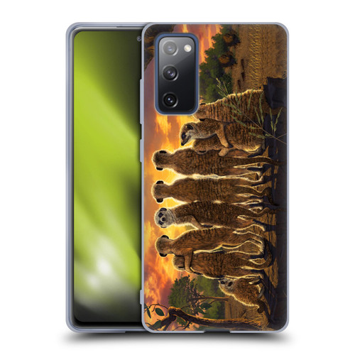Vincent Hie Key Art Meerkat Family Soft Gel Case for Samsung Galaxy S20 FE / 5G