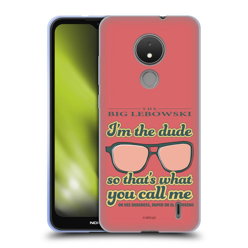 The Big Lebowski Retro I'm The Dude Soft Gel Case for Nokia C21