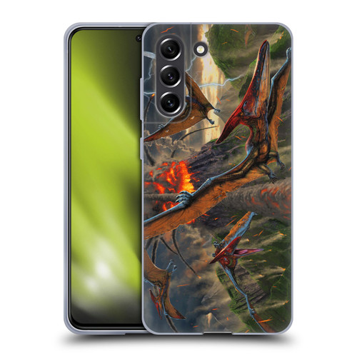 Vincent Hie Key Art Eruption Soft Gel Case for Samsung Galaxy S21 FE 5G