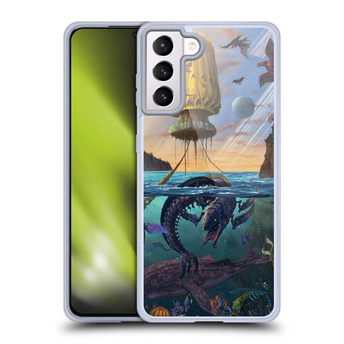 Vincent Hie Key Art Alien World Soft Gel Case for Samsung Galaxy S21+ 5G