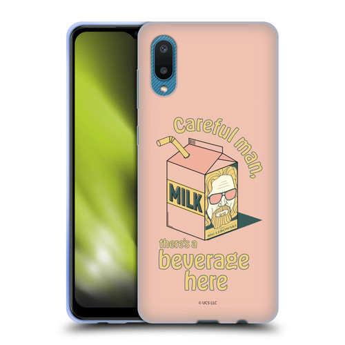 The Big Lebowski Retro The Dude Milk Soft Gel Case for Samsung Galaxy A02/M02 (2021)