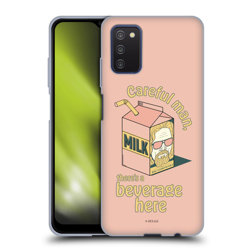 The Big Lebowski Retro The Dude Milk Soft Gel Case for Samsung Galaxy A03s (2021)