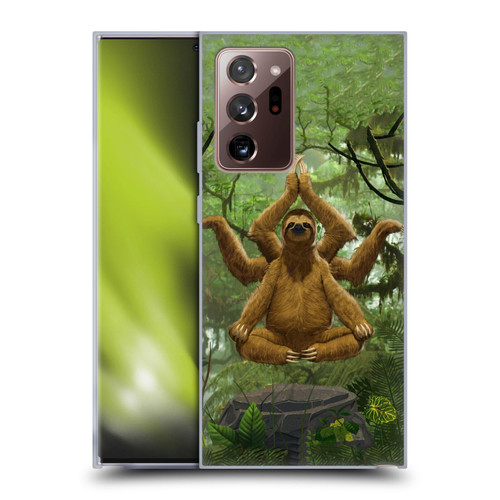 Vincent Hie Key Art Zen Sloth Soft Gel Case for Samsung Galaxy Note20 Ultra / 5G