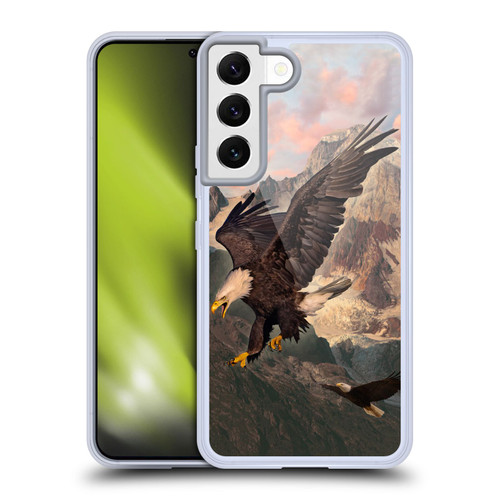 Vincent Hie Key Art Eagle Strike Soft Gel Case for Samsung Galaxy S22 5G