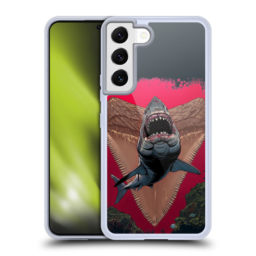 Vincent Hie Key Art Shark Soft Gel Case for Samsung Galaxy S22 5G