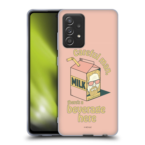 The Big Lebowski Retro The Dude Milk Soft Gel Case for Samsung Galaxy A52 / A52s / 5G (2021)