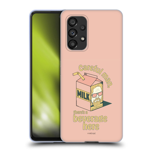 The Big Lebowski Retro The Dude Milk Soft Gel Case for Samsung Galaxy A53 5G (2022)