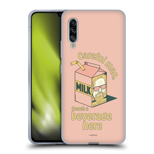 The Big Lebowski Retro The Dude Milk Soft Gel Case for Samsung Galaxy A90 5G (2019)