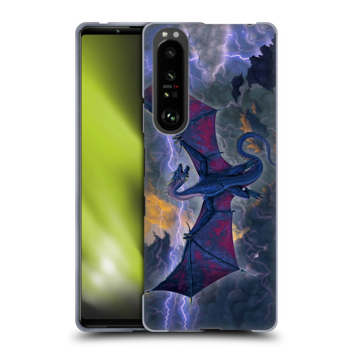 Vincent Hie Key Art Thunder Dragon Soft Gel Case for Sony Xperia 1 III