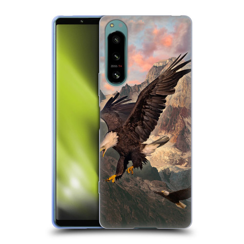 Vincent Hie Key Art Eagle Strike Soft Gel Case for Sony Xperia 5 IV