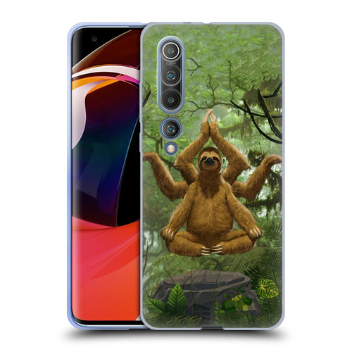 Vincent Hie Key Art Zen Sloth Soft Gel Case for Xiaomi Mi 10 5G / Mi 10 Pro 5G