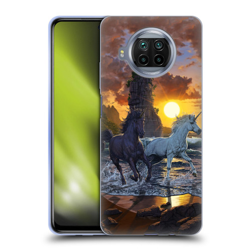 Vincent Hie Key Art Unicorns On The Beach Soft Gel Case for Xiaomi Mi 10T Lite 5G