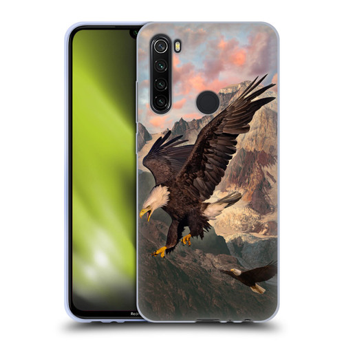 Vincent Hie Key Art Eagle Strike Soft Gel Case for Xiaomi Redmi Note 8T