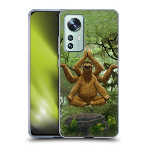 Vincent Hie Key Art Zen Sloth Soft Gel Case for Xiaomi 12