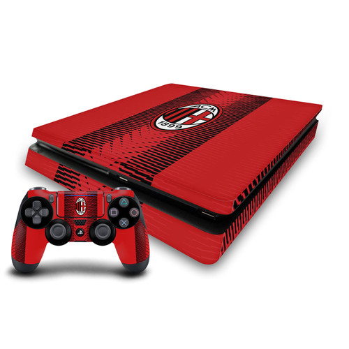 AC Milan 2023/24 Crest Kit Home Vinyl Sticker Skin Decal Cover for Sony PS4 Slim Console & Controller