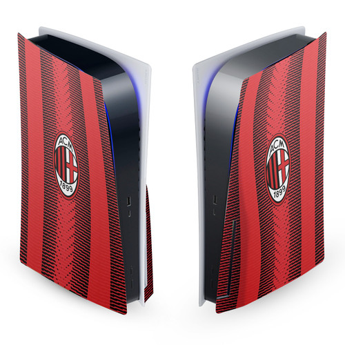 AC Milan 2023/24 Crest Kit Home Vinyl Sticker Skin Decal Cover for Sony PS5 Disc Edition Console