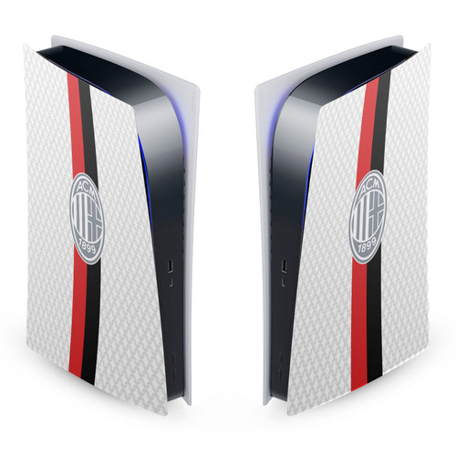 AC Milan 2023/24 Crest Kit Away Vinyl Sticker Skin Decal Cover for Sony PS5 Digital Edition Console