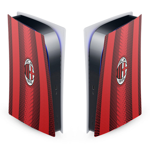 AC Milan 2023/24 Crest Kit Home Vinyl Sticker Skin Decal Cover for Sony PS5 Digital Edition Console
