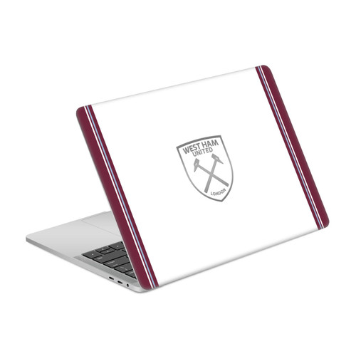 West Ham United FC 2023/24 Crest Kit Away Vinyl Sticker Skin Decal Cover for Apple MacBook Pro 13" A1989 / A2159