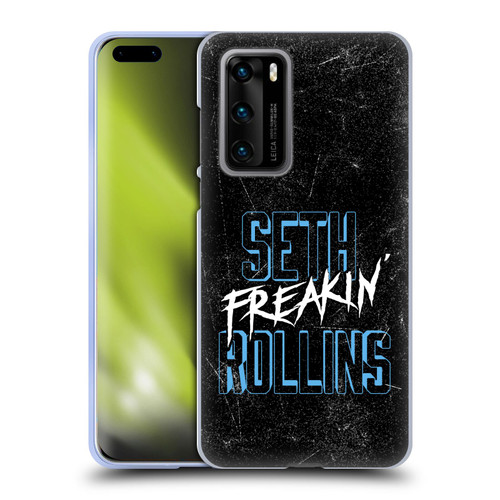 WWE Seth Rollins Logotype Soft Gel Case for Huawei P40 5G
