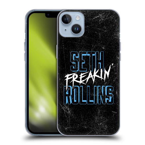 WWE Seth Rollins Logotype Soft Gel Case for Apple iPhone 14 Plus