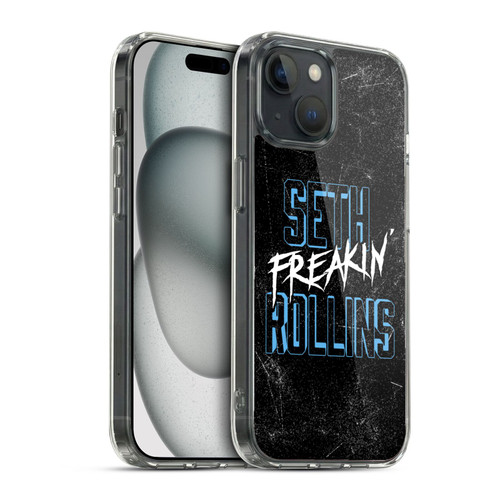 WWE Seth Rollins Logotype Soft Gel Case for Apple iPhone 15 & MagSafe