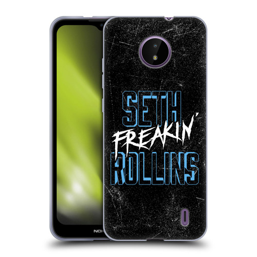 WWE Seth Rollins Logotype Soft Gel Case for Nokia C10 / C20