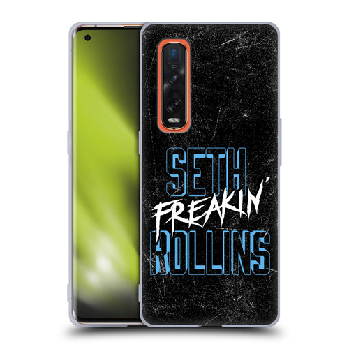WWE Seth Rollins Logotype Soft Gel Case for OPPO Find X2 Pro 5G