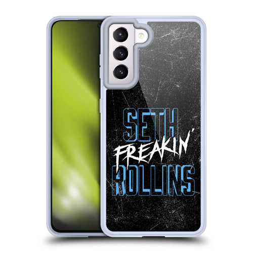 WWE Seth Rollins Logotype Soft Gel Case for Samsung Galaxy S21 5G