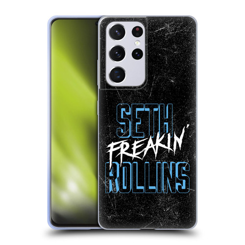 WWE Seth Rollins Logotype Soft Gel Case for Samsung Galaxy S21 Ultra 5G