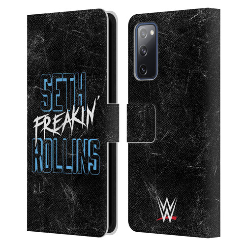 WWE Seth Rollins Logotype Leather Book Wallet Case Cover For Samsung Galaxy S20 FE / 5G