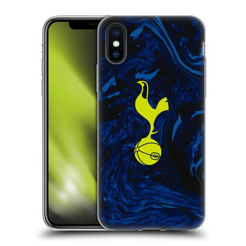 Tottenham Hotspur F.C. 2021/22 Badge Kit Away Soft Gel Case for Apple iPhone X / iPhone XS